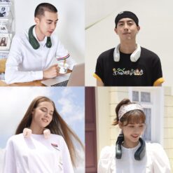 Quạt đeo cổ không cánh JISULIFE FA12R Tuabin đôi 4000mAh 19 Quạt đeo cổ không cánh JISULIFE FA12R Tuabin đôi 4000mAh