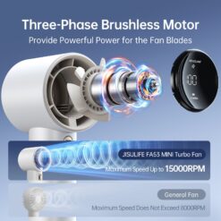 Quạt cầm tay mini đa năng Jisulife Pro1 FA53 vỏ nhựa ABS