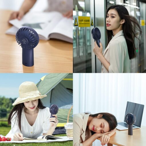 Quạt Cầm Tay Mini JISULIFE F2D
