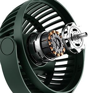 Quạt đặt trên xe đẩy Jisulife FA40A 16 Động cơ nâng cấp và lưu lượng gió được cải tiến