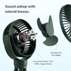 Quạt đặt trên xe đẩy Jisulife FA40A