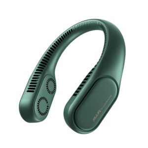 Quạt đeo cổ không cánh JISULIFE FA12R Tuabin đôi 4000mAh