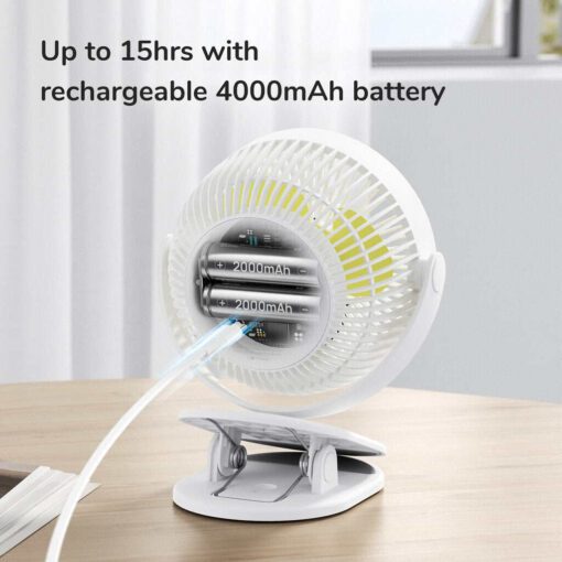 Quạt kẹp bàn mini Jisulife FA18S