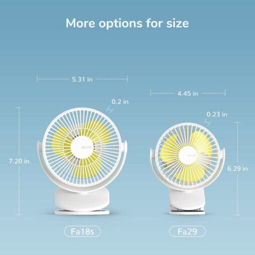 Quạt kẹp bàn mini Jisulife FA18S