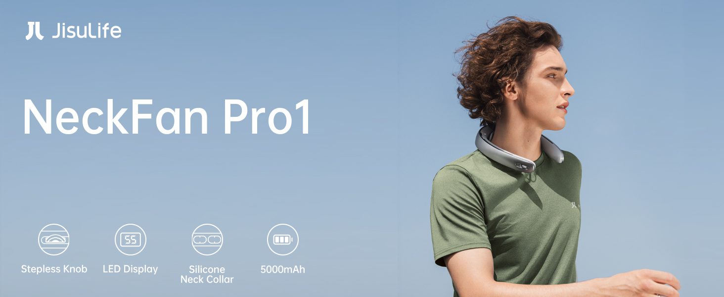 Quạt mini đeo cổ làm mát 360 JISULIFE Pro1 20 Quạt đeo cổ mini JISULIFE Pro1 làm mát 360 độ