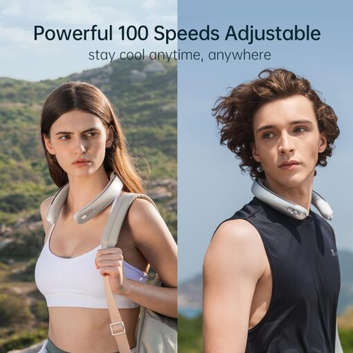 Quạt mini đeo cổ làm mát 360 JISULIFE Pro1