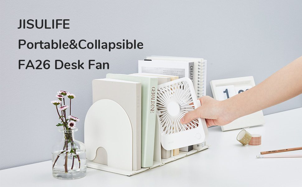 Quạt tích điện mini để bàn Jisulife FA26 pin 4500mah 18 Quạt tích điện mini để bàn Jisulife FA26 pin 4500mah