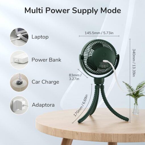 Quạt tích điện cho bé Baby Fan Life 1 Jisulife FA24