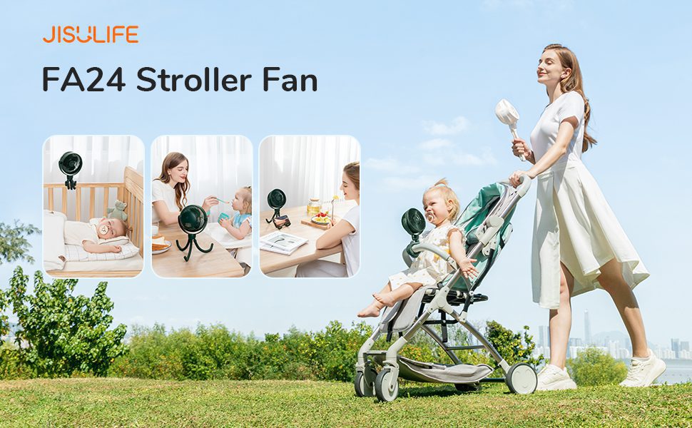 Quạt tích điện cho bé Baby Fan Life 1 Jisulife FA24 27 Quạt tích điện cho bé Baby Fan Life 1 Jisulife FA24