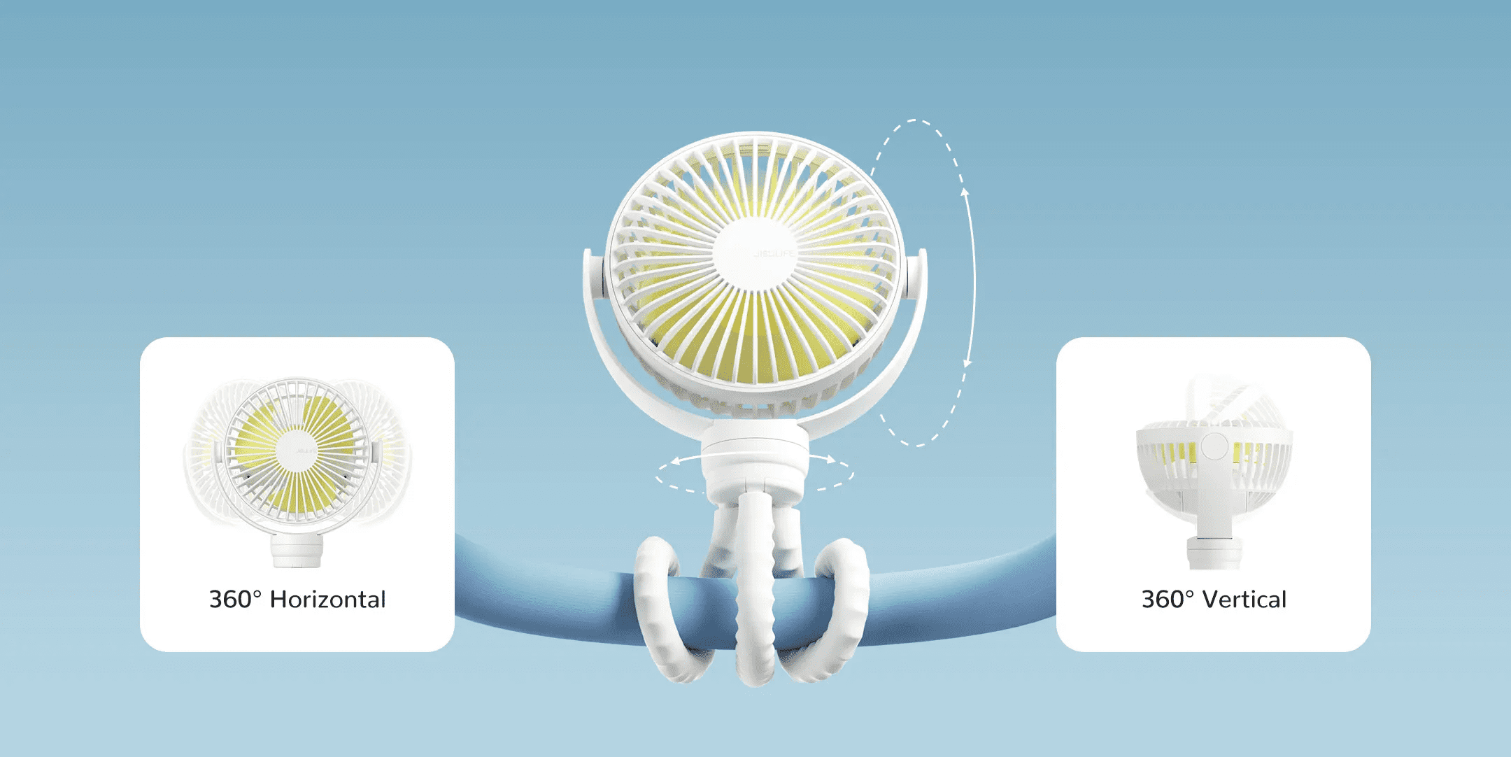 Quạt tích điện cho bé Baby Fan Life 1 Jisulife FA24 25 Quạt tích điện cho bé Baby Fan Life 1 Jisulife FA24