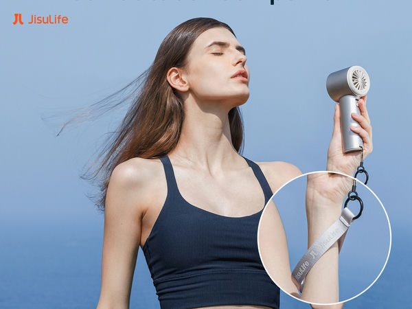 3 mã quạt cầm tay 100 cấp độ gió của nhà Jisulife 7 Quạt cầm tay
