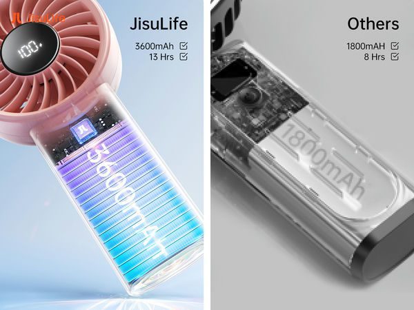 Jisulife – Quạt cầm tay được yêu thích nhất hiện nay! 7 Quạt cầm tay