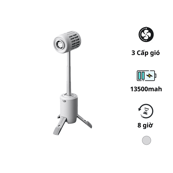 Quạt ngoài trời đa năng Jisulife Ultra1, 54W, pin 13500mAh