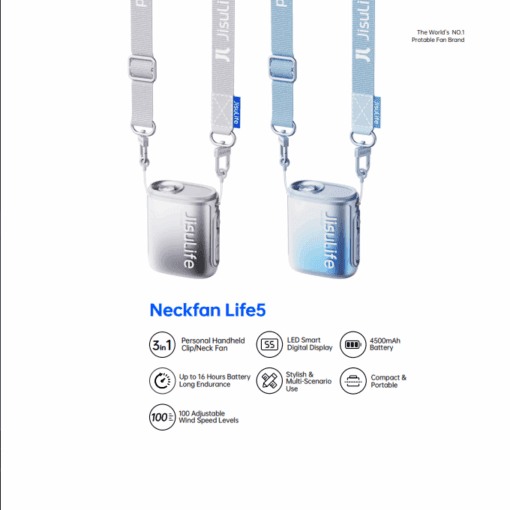 Quạt Đeo Cổ Jisulife Neck Fan Life5