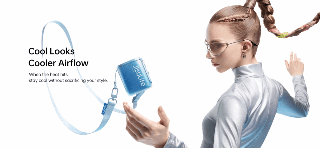 Quạt Đeo Cổ Jisulife Neck Fan Life5