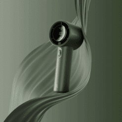 Quạt mini tích điện cầm tay có lồng nhựa bảo vệ Jisulife FA53-ABS PRO 1, màu xanh lá-like new