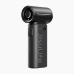 Quạt mini tích điện cầm tay có lồng nhựa bảo vệ Jisulife Life9, 5000mAh màu đen-like new