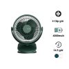 Quạt mini tích điện cầm tay hoặc kẹp Life1 có lồng nhựa bảo vệ Jisulife FA18S màu xanh-like new