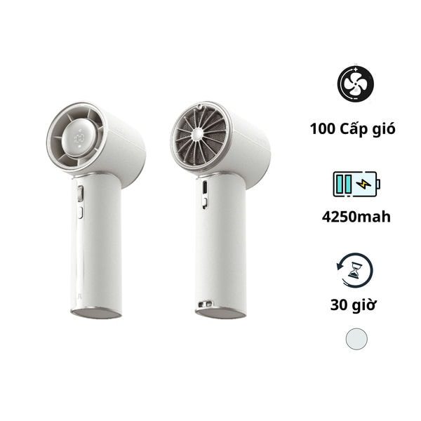 Quạt cầm tay Jisulife Pro1 Mini – Nhỏ gọn, mạnh mẽ, pin lâu cho ngày hè mát mẻ