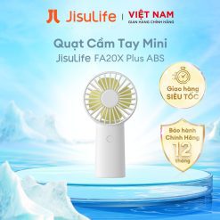 Jisulife J4457 Quạt Cầm Tay Mini Dung Lượng Pin 4000mAh, 3 Cấp Độ Gió, Cổng USB-C Màu Trắng - Như Mới
