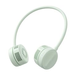 Jisulife J2323 Quạt Đeo Cổ Không Cánh, Xoay 360° Tập Trung Gió, 4 Tốc Độ Sạc Type-C Màu Xanh Lá - Như Mới