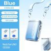 Jisulife J4075 Quạt Đeo Cổ Mini Tích Điện 100 Cấp Độ, Pin 4500mAh, Màu Xanh Dương - Như Mới