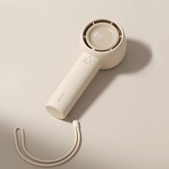 Jisulife J2187 Quạt Cầm Tay Mini, Luồng Gió Mạnh 4m/s, 3 Chế Độ, Pin 2000mAh Sạc USB-C, 7 Lưỡi, Màu Nâu - Như Mới