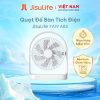 Jisulife J1180 Quạt Tích Điện Để Bàn 4 Tốc Độ, Pin 4000mAh Hoạt Động Lên Đến 15 Giờ, Màu Trắng - Như Mới