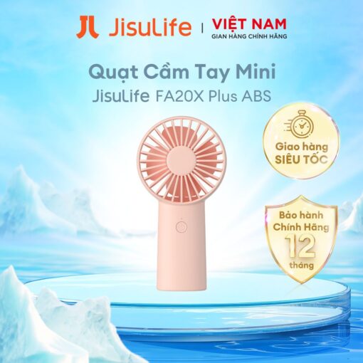 Quạt Cầm Tay Mini JISULIFE HandFan Life3 FA20X - Hồng