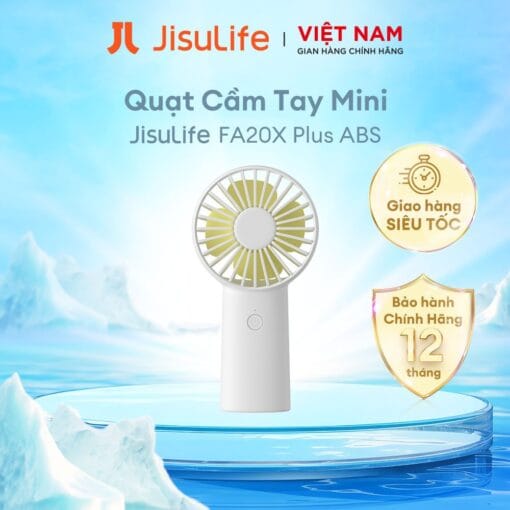Quạt Cầm Tay Mini JISULIFE HandFan Life3 FA20X - Trắng