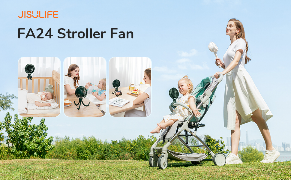 Quạt tích điện cho bé Baby Fan Life 1 Jisulife FA24