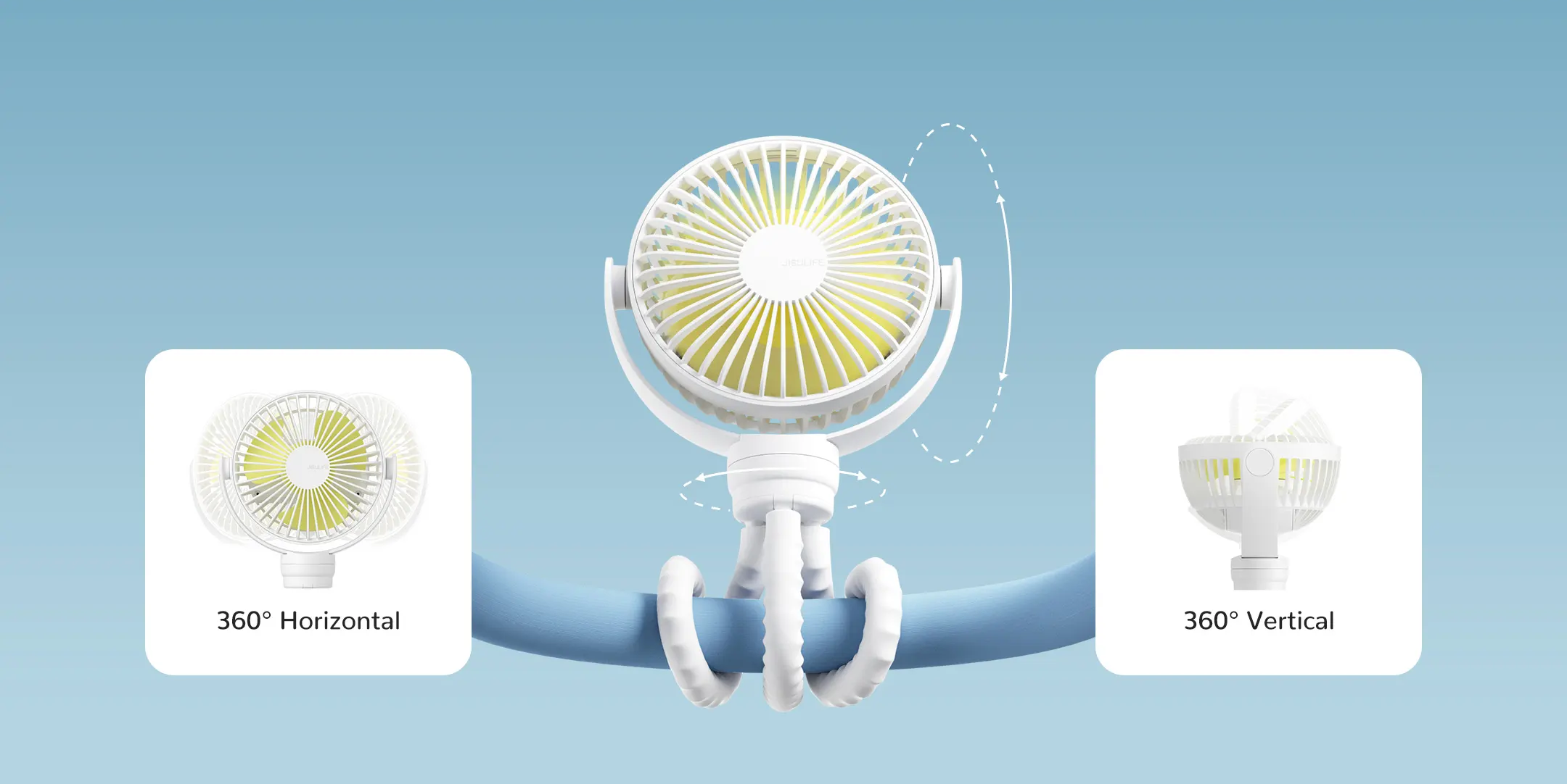 Quạt tích điện cho bé Baby Fan Life 1 Jisulife FA24