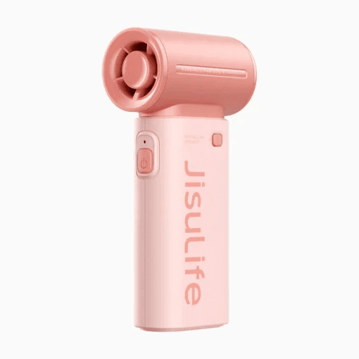 Quạt cầm tay mini cho học sinh đi học, mua ở Jisulife 20 quat-cam-tay-mini-jisulife-life9-pin-5000mah-hong