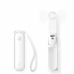 Quạt Cầm Tay Mini JISULIFE F8 - Trắng