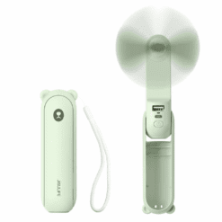 Quạt Cầm Tay Mini JISULIFE F8 - Xanh Lá