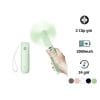 Quạt mini tích điện cầm tay Jisulife F8, màu xanh lá-like new