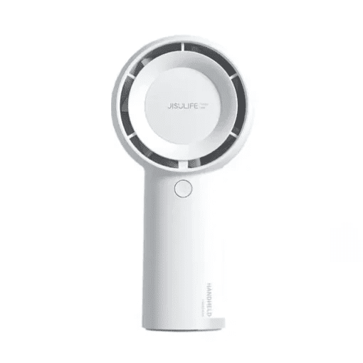 Quạt mini tích điện cầm tay có lồng nhựa bảo vệ Jisulife FA43 màu trắng-like new 1 Quạt mini tích điện cầm tay có lồng nhựa bảo vệ Jisulife FA43 màu trắng-like new