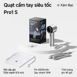 Quạt cầm tay Jisulife Pro1S 2025 – Pin 15 giờ, 4.86W 32 Quạt cầm tay Jisulife Pro1S 2025 – Pin 15 giờ, 4.86W