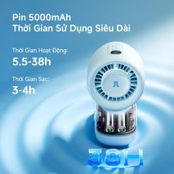 Quạt kẹp xe đẩy JisuLife Fan 4 Pin 5000mAh 11 Quạt kẹp xe đẩy JisuLife Fan 4 Pin 5000mAh