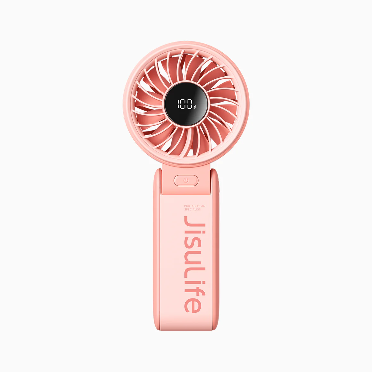 Jisulife J6888 Quạt Cầm Tay Gấp Gọn 12 Lá Cánh, Động Cơ Không Chổi Than, Màu Hồng 5000mAh - Như Mới 1 Jisulife J6888 Quạt Cầm Tay Gấp Gọn 12 Lá Cánh, Động Cơ Không Chổi Than, Màu Hồng 5000mAh - Như Mới