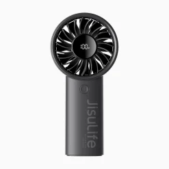 Jisulife J2859 Quạt Cầm Tay Tích Điện Không Chổi Than, 5 Tốc Độ, Pin 5000mAh Màu Đen - Như Mới