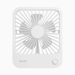 Jisulife J2125 Quạt Để Bàn Tích Điện Gấp Gọn 180°, 4 Tốc Độ, Pin 2000mAh Màu Trắng - Như Mới